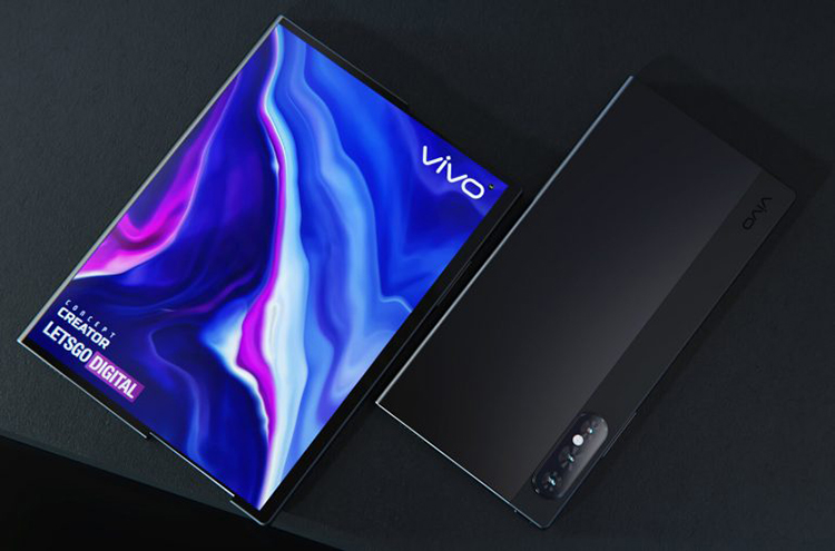 vivo卷轴屏技术专利曝光 前置右上角挖孔后置三摄排列-第1张图片-科技快讯