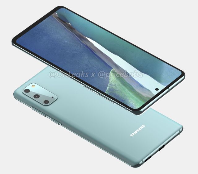 直屏加塑料背盖，三星Galaxy S20 FE渲染图曝光-第2张图片-科技快讯