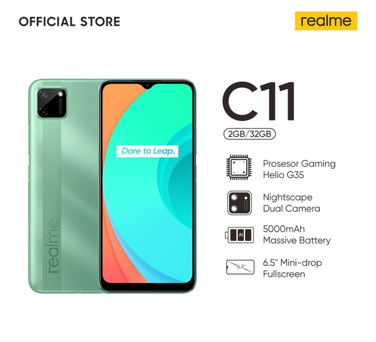 Realme C11正式发布，搭载Helio G35处理器-第2张图片-科技快讯