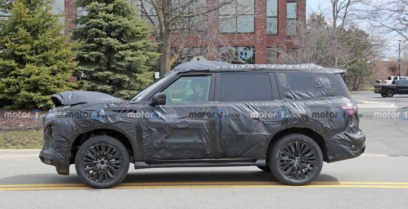 5.6L 大V8没了 全新英菲尼迪QX80路试曝光-第2张图片-科技快讯