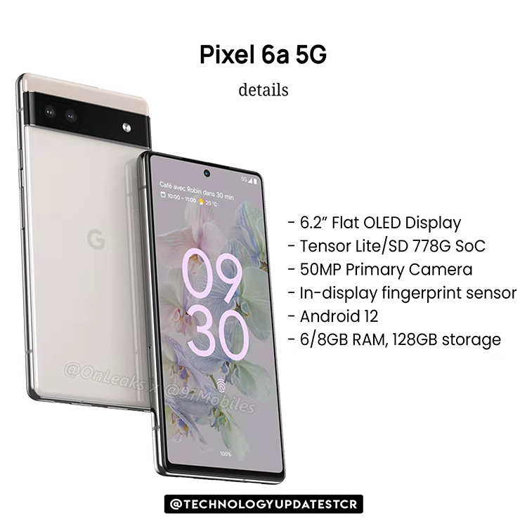 谷歌入门机Pixel 6a曝光，小屏减配版的Pixel 6-第2张图片-科技快讯