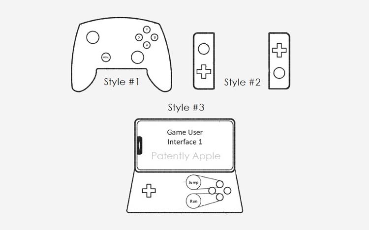 神似任天堂Switch和3DS，苹果公开三款游戏手柄设计专利-第1张图片-科技快讯