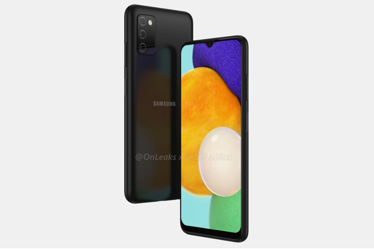 三星 Galaxy A03s 渲染图曝光，水滴屏+侧边指纹，部分规格泄露-第1张图片-科技快讯