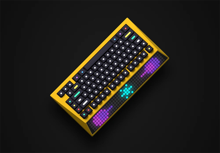 李楠打造怒喵机械键盘CYBERBOARD 配备自定义LED面板-第4张图片-科技快讯