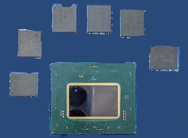 英特尔显卡芯片图曝光：搭载三星GDDR6显存-第1张图片-科技快讯