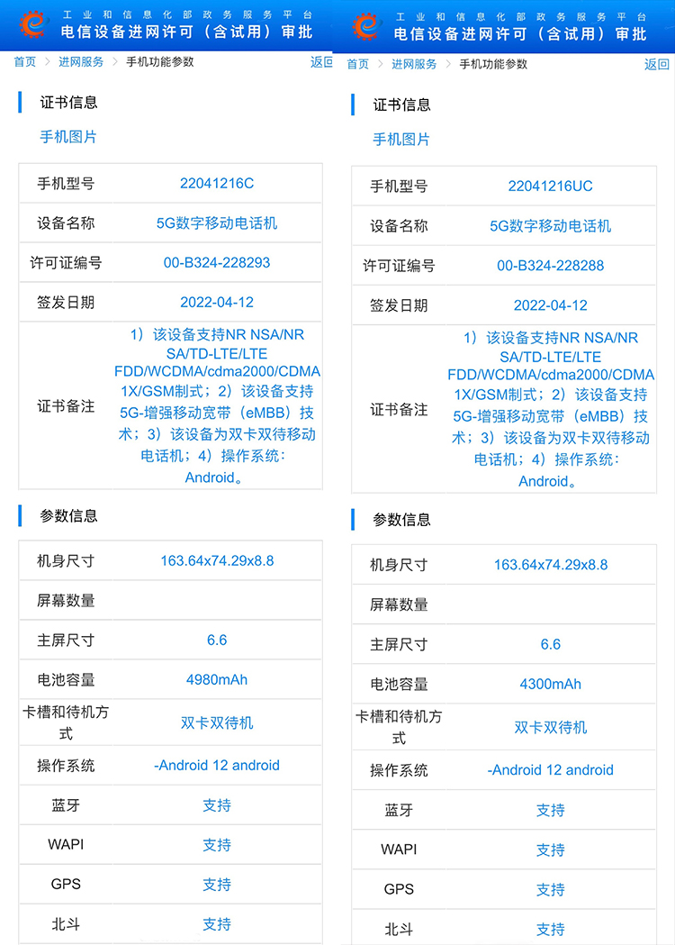 疑似Redmi Note 12系列新机入网 标配大电池高配主打快充-第1张图片-科技快讯