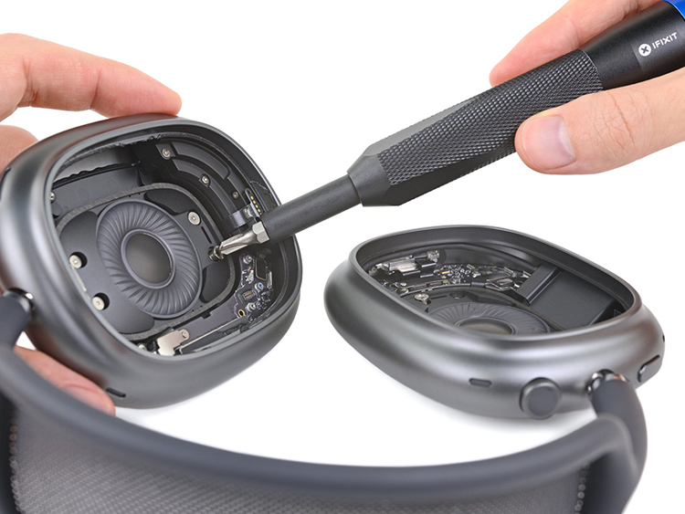 iFixit分享AirPods Max耳机拆解 较难拆装不易更换配件-第1张图片-科技快讯