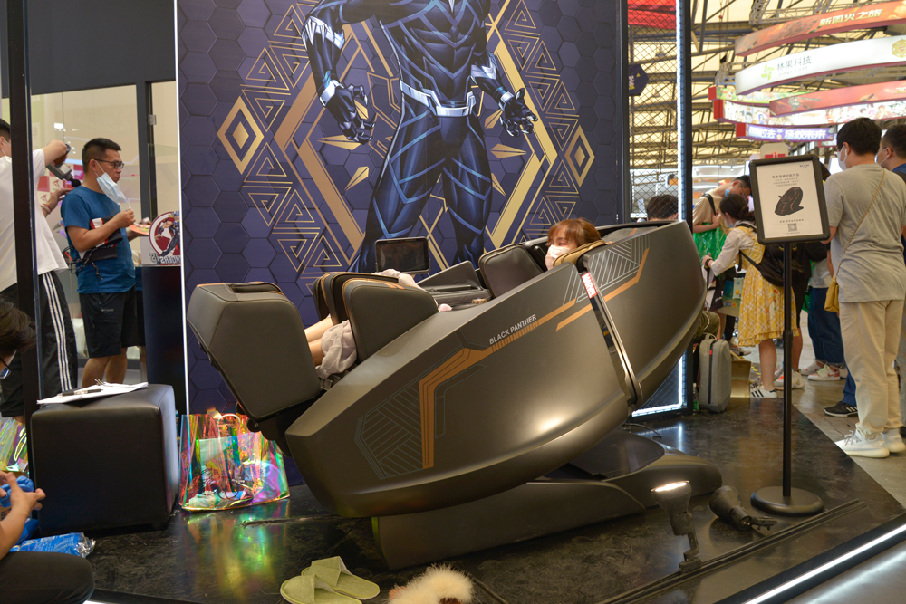 ChinaJoy2020丨荣泰漫威联名版 *** 椅现身热点科技展台 健康 *** 新体验-第3张图片-科技快讯