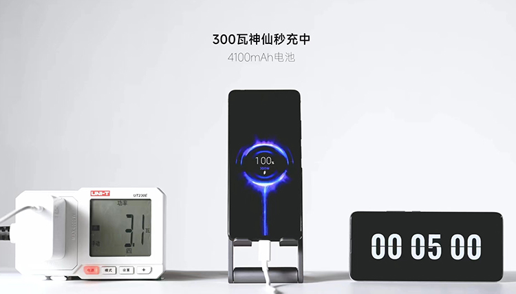 Redmi展示300W快充技术 仅需5分钟充满手机电量-第3张图片-科技快讯