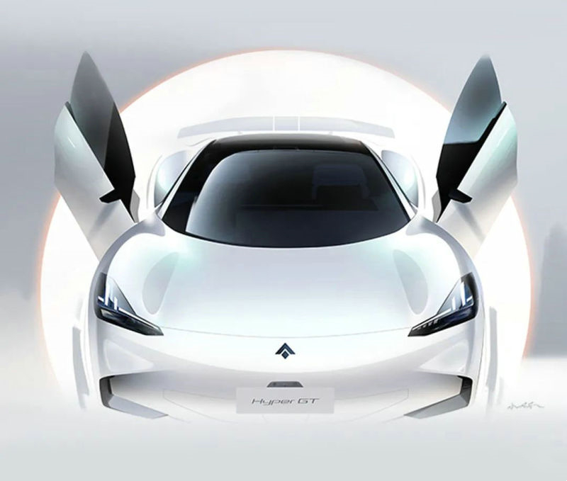 埃安Hyper GT预告图发布，将会搭载激光雷达，将于2022广州车展亮相-第3张图片-科技快讯