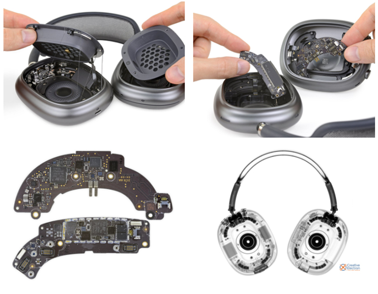 iFixit分享AirPods Max耳机拆解 较难拆装不易更换配件-第2张图片-科技快讯
