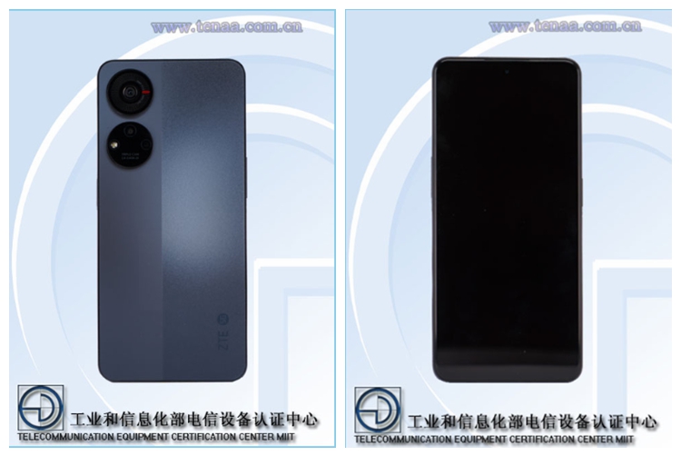 中兴5G新机入网证件照曝光，直角边框后置双圆环摄像模组-第2张图片-科技快讯