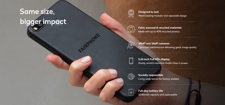 模块化手机Fairphone 3+开启预定，可升级后置相机-第2张图片-科技快讯