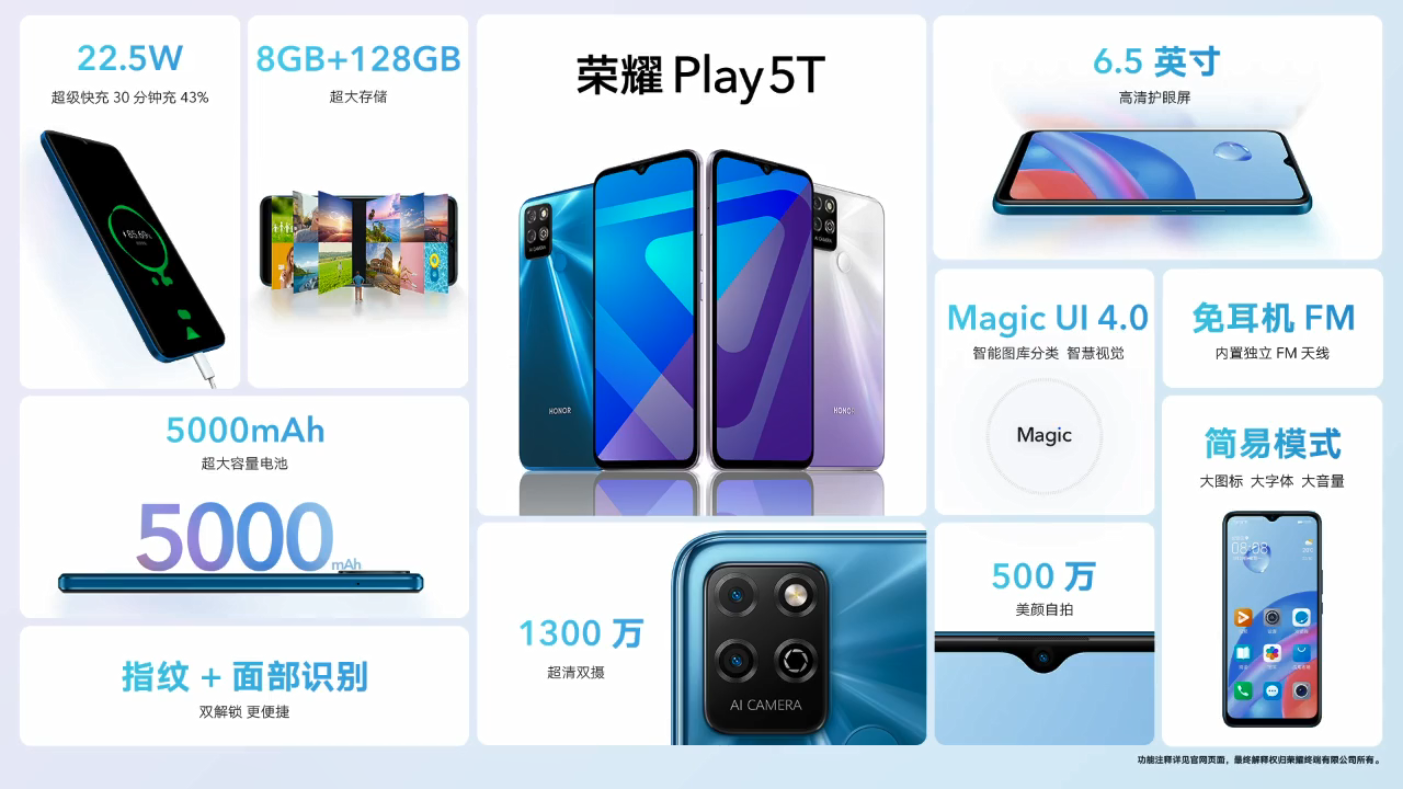 荣耀Play5正式发布：支持66W超级快充 售价2099元起-第6张图片-科技快讯