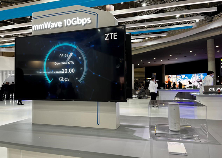 MWC2022 | 中兴多款5G新机齐亮相 毫米波5G传输达到10Gbps-第6张图片-科技快讯