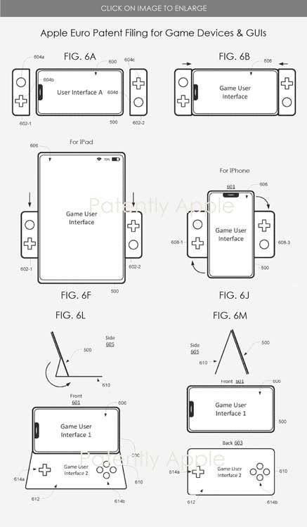 神似任天堂Switch和3DS，苹果公开三款游戏手柄设计专利-第2张图片-科技快讯