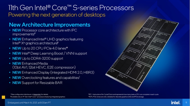 IPC提升明显，PCIe 4.0终到来：英特尔11代酷睿处理器解析-第9张图片-科技快讯