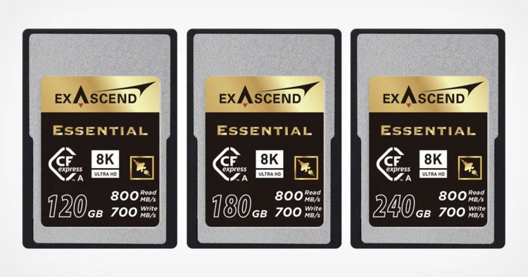 Exascend推出CFexpress Type A 容量达240GB-第1张图片-科技快讯