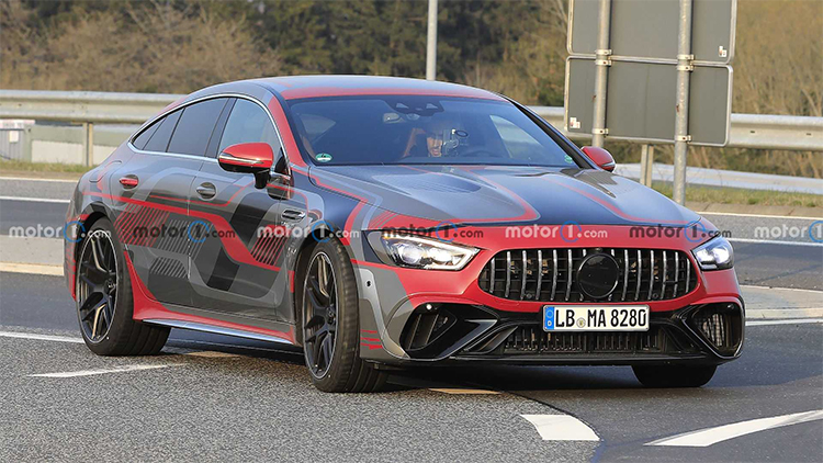 梅赛德斯AMG GT 73e路试谍照曝光：V8发动机混动系统 综合功率超805马力-第1张图片-科技快讯