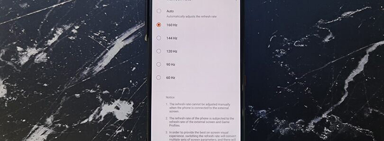 ROG Phone 3可支持160Hz刷新率 通过PC输入代码可解锁尝鲜-第3张图片-科技快讯