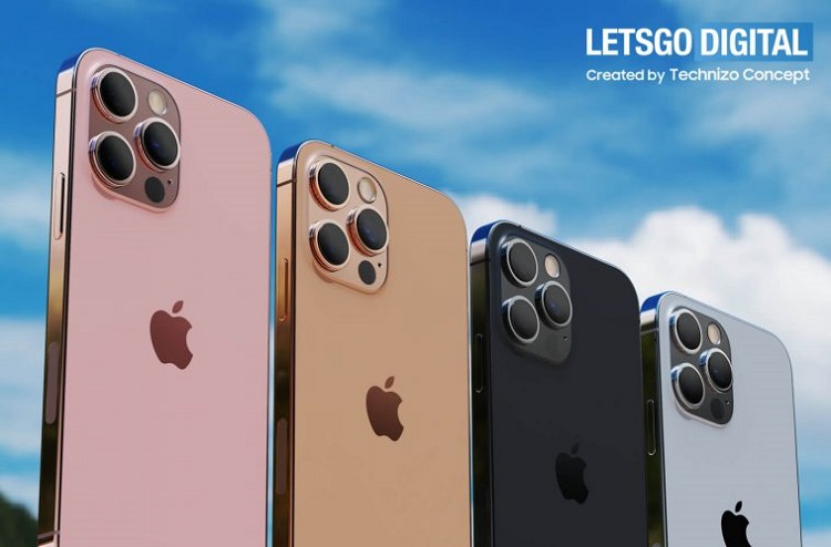 iPhone 13 Pro高清渲染图曝光，新增日落金和玫瑰金两种配色-第2张图片-科技快讯