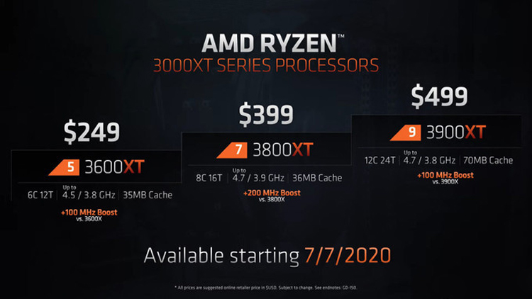 AMD XT系列处理器国行价格曝光 比X系列贵上100-500元不等-第1张图片-科技快讯