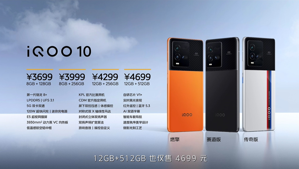 首发200W快充，搭载骁龙8+处理器，iQOO 10系列手机发布-第10张图片-科技快讯