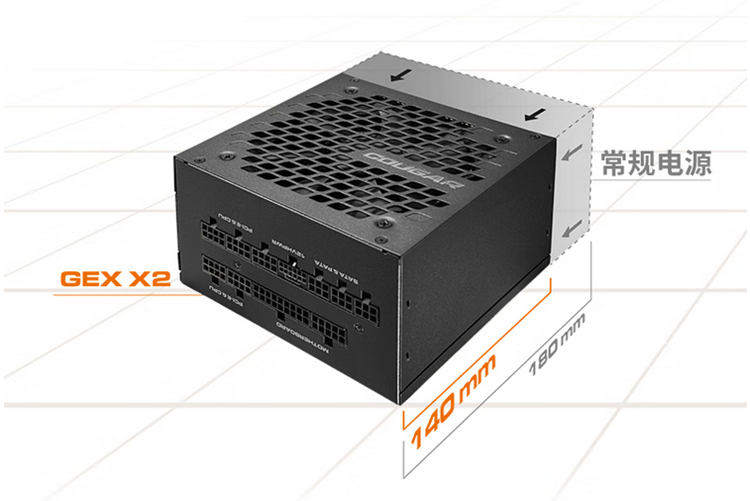 ATX3.0、PCle5.0全都要！骨伽GEX X2 850电源-第1张图片-科技快讯
