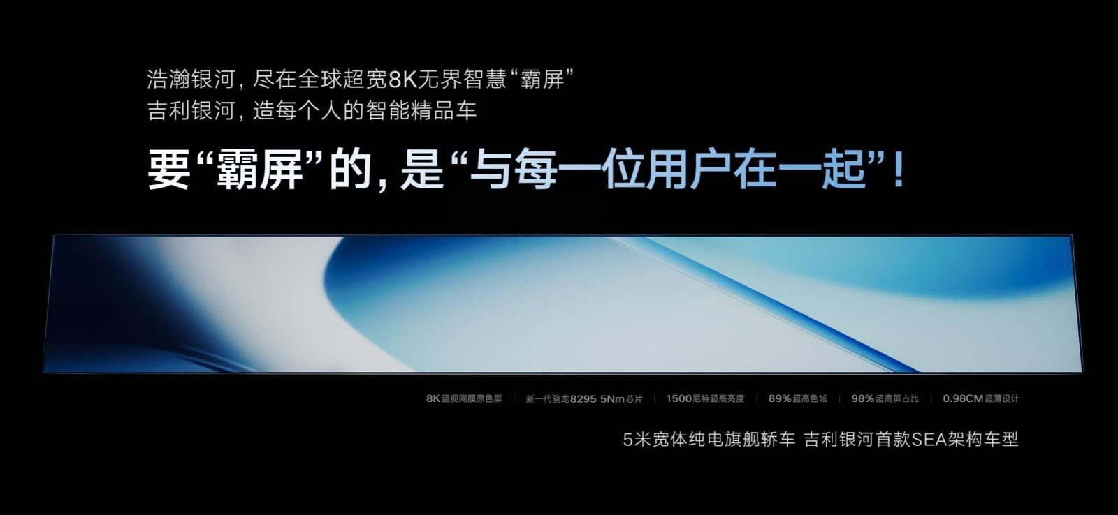 研发费用多花1亿！吉利银河E8的45寸8K屏到底多厉害？-第2张图片-科技快讯