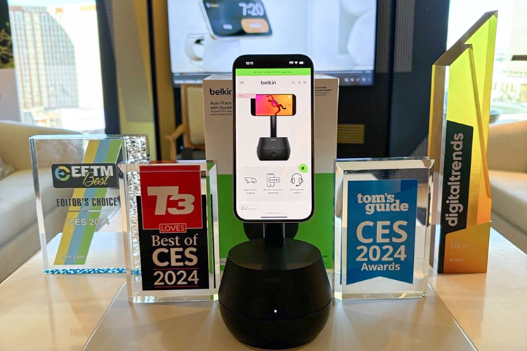 CES2024 | 贝尔金推出DockKit自动追踪充电云台 让iPhone秒变跟拍神器-第1张图片-科技快讯