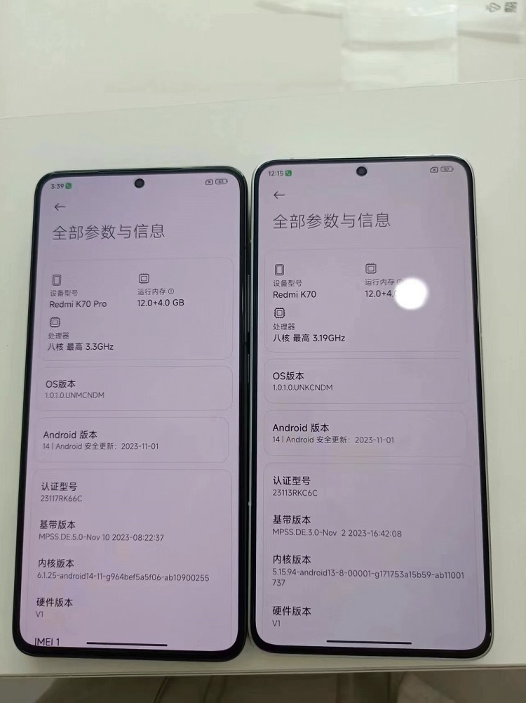 红米K70系列真机提前曝光，直角金属中框，后摄模组有突起-第1张图片-科技快讯