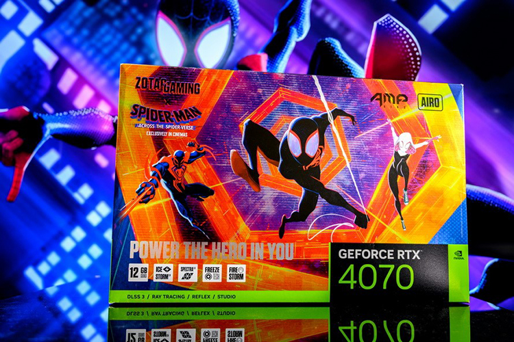 索泰RTX 4070 AMP AIRO SPIDERMAN显卡 跟随蜘蛛侠一同纵横宇宙-第1张图片-科技快讯