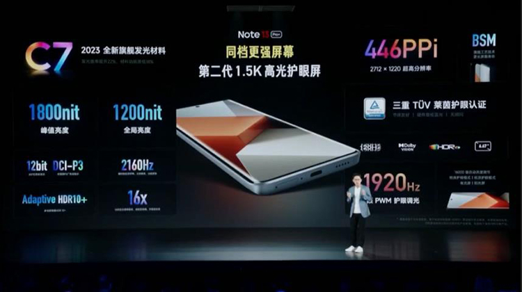 Redmi Note 13系列发布：曲面屏加IP68不到1999，继续极致性价比-第3张图片-科技快讯
