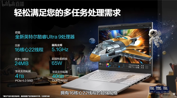 酷睿Ultra处理器与RTX 40系显卡加持，华硕无畏Pro15 2024全能AI轻薄本发布-第2张图片-科技快讯