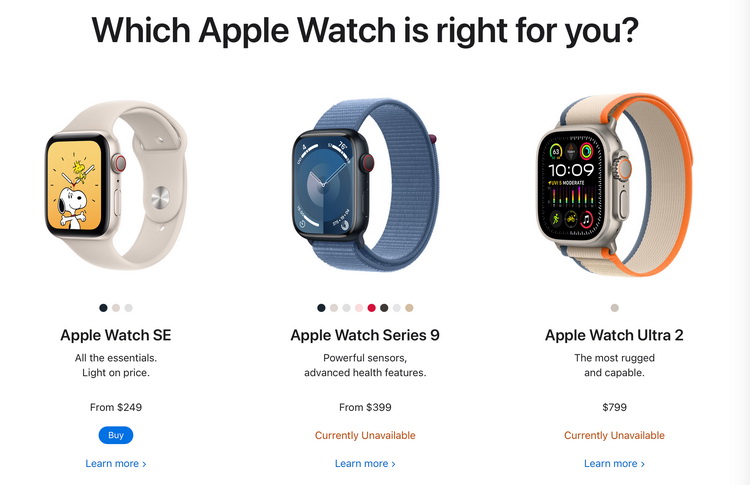 何止不能卖 血氧功能Apple Watch停售还影响保修 -第1张图片-科技快讯