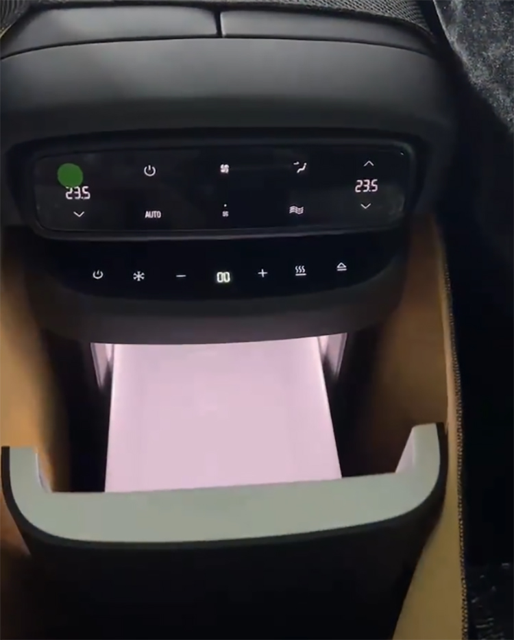 小鹏X9更多内饰信息曝光：品牌首款MPV 冰箱、电视全给足-第2张图片-科技快讯