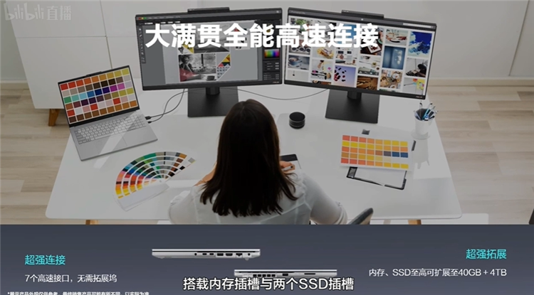 酷睿Ultra处理器与RTX 40系显卡加持，华硕无畏Pro15 2024全能AI轻薄本发布-第7张图片-科技快讯