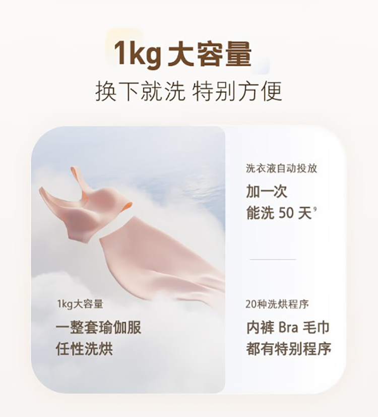 女性打工人的清洁救星 石头迷你洗烘一体机M1为健康保驾护航-第2张图片-科技快讯