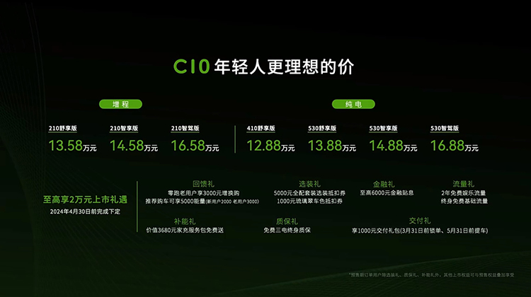 零跑C10正式上市，起售价12.88万元，T03、C11、C01同步焕新-第6张图片-科技快讯