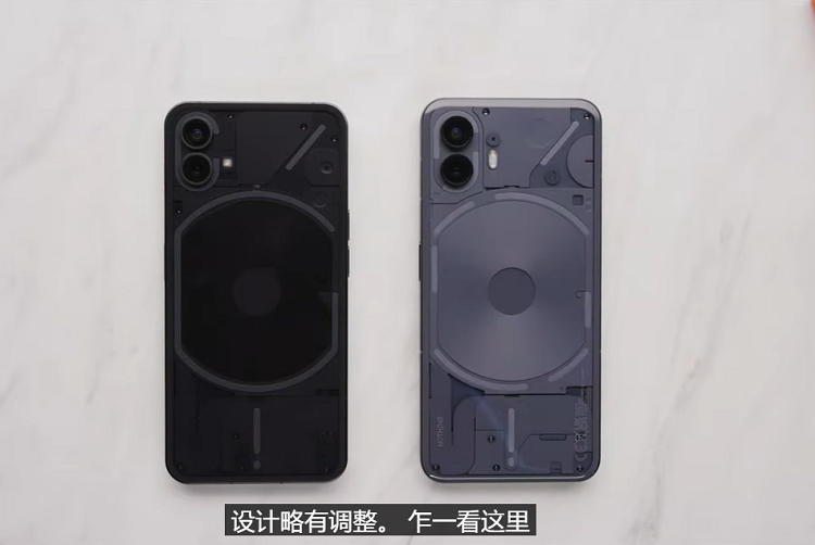 Nothing Phone 2真机曝光，背面灯条升级，LED数量及可玩性增加-第1张图片-科技快讯