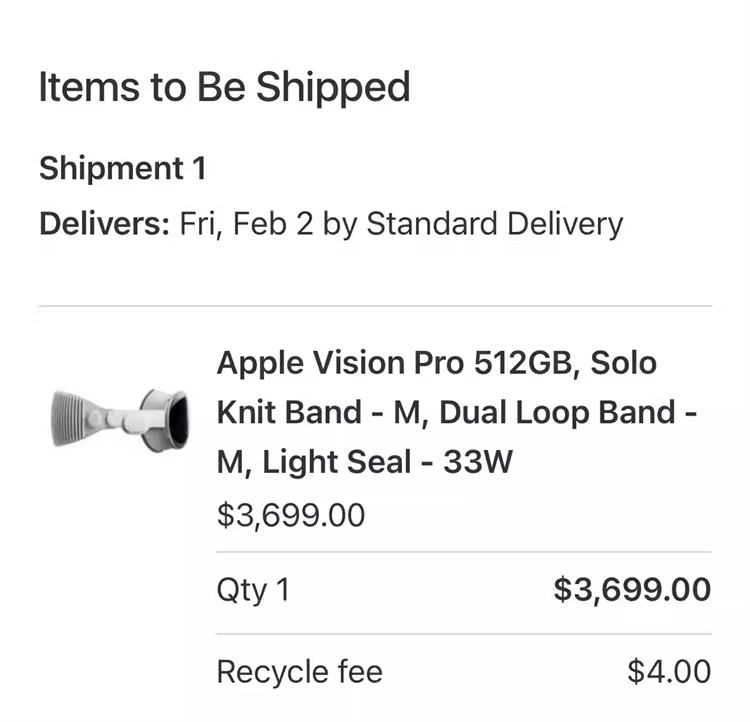苹果Vision Pro已售出18万台？首批苹果头显已发货，包装不环保！-第1张图片-科技快讯