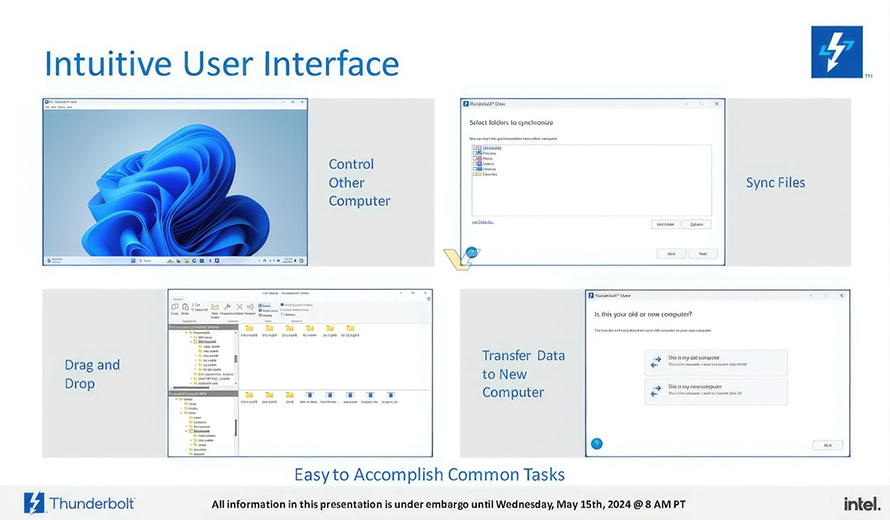 Intel将发布Thunderbolt Share软件，实现PC间高速传输数据、共享画面和外设-第3张图片-科技快讯