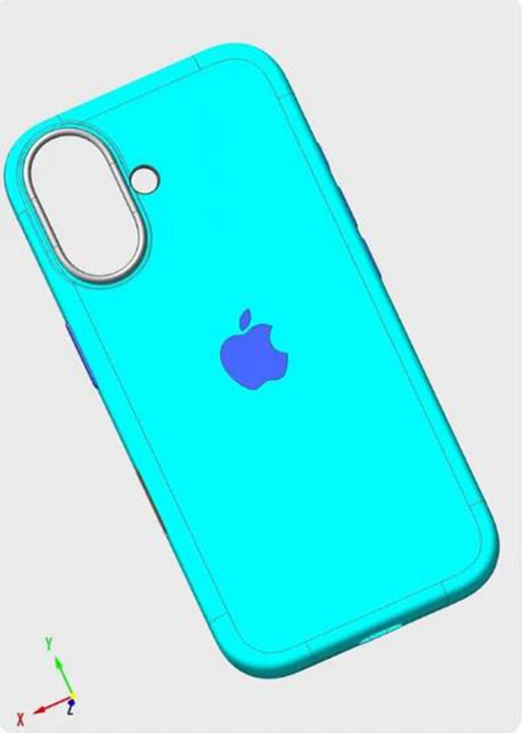 iPhone 16设计渲染图曝光：垂直摄像头设计，干掉静音拨片-第2张图片-科技快讯