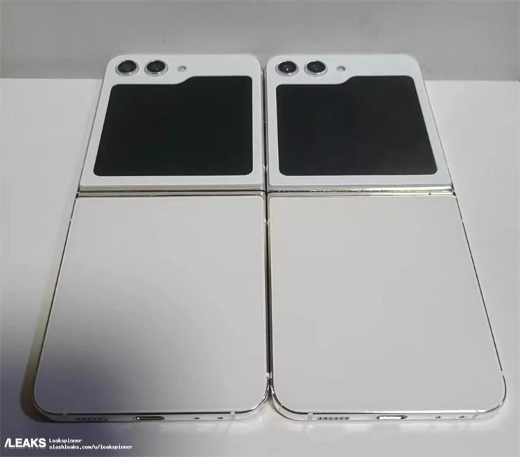 三星Galaxy Z Flip 5模型机曝光，新的水滴式铰链看来还是不行-第1张图片-科技快讯