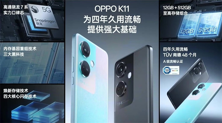 OPPO K11除了索尼IMX890旗舰大底，1799元还能体验什么？-第5张图片-科技快讯