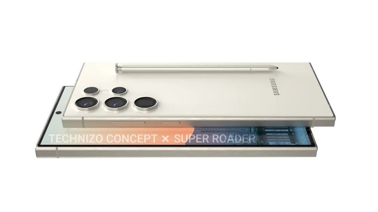 iPhone设计依旧引领，三星Galaxy S24 Ultra渲染图曝光，采用钛合金中框-第3张图片-科技快讯