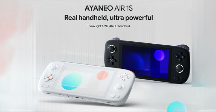 AYANEO推出AIR 1S系列掌机：最轻仅为405g，4699元起售-第1张图片-科技快讯