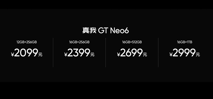 真我GT Neo6新机发布：2099元起售，第三代骁龙8s平台的电竞强者-第2张图片-科技快讯