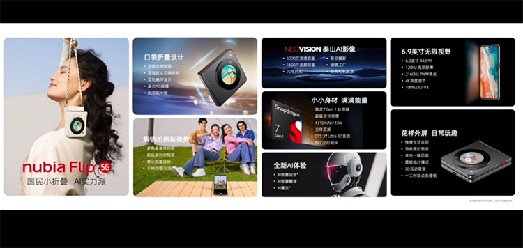 努比亚发布nubia Flip等三款新机 从旗舰到百元机全面拥抱AI-第6张图片-科技快讯