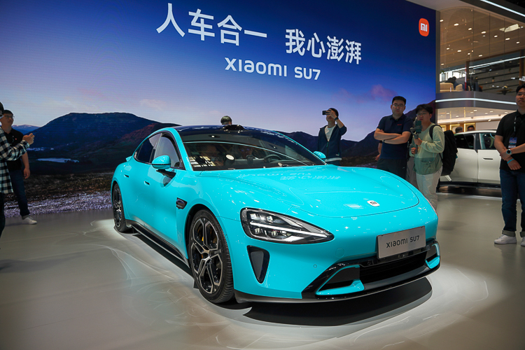 小米SU7亮相北京车展，公布城市NOA开城计划，将支持无线CarPlay-第2张图片-科技快讯